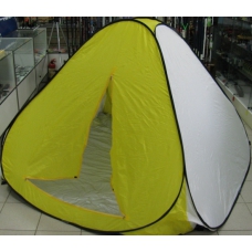 Палатка-автомат зимняя "MIFINE" 2х2м дно на молнии h-1.70м 3-х местн.(желто-белая) 